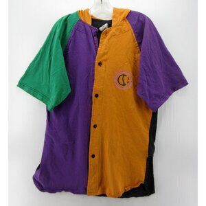 VINTAGE Shirt Large Bad Vibe Baseball Jersey Hip Hop Rasta 90s Hoodie